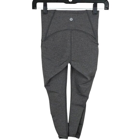 Lululemon‎ Train Times Pant 17" Leggings Womens Heathered Gray Size 2 - Picture 6 of 8